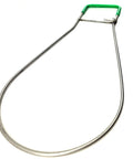 Rugged Fish Stringer With Coated Handle For Spearfishing And Scuba Snorkeling, Solid One Quarter Inch Stainless Steel, Nineteen Inch Long