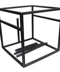 Rigid 2020 Aluminum Extrusion 3D Printer Frame Kit With Wicked Tight 6mm T Slots And Snug Connectors For Clean Custom Builds That Setup Fast And Go Hard On Every Print Job, showing a partially assembled black frame.