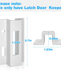 Sliding Door Keeper And Hook Style Latch Replacement E2124 Latch Lock For Micron 1200 Series And Viking with dimensions
