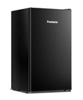 Frostorm black 3.2 cu ft mini fridge with freezer, single-door upright design