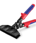 Six Inch Hand Seamer Tool For Sheet Metal Bending And Seaming Heavy Duty Steel Brake Pliers with ergonomic grip and smooth jaw.