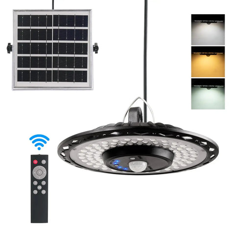 Solar Shed Lights Indoor And Outdoor With Motion Sensor And Remote Control 5 Lighting Modes For Shed Gazebo Coop Garage