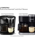 Reusable Mesh Coffee Filter For K Duo Hot And Iced Gen 2 And Essentials And Brewers Not Compatible With K Duo Plus shown with coffee makers
