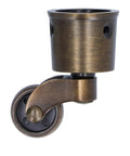 Rcniso Precise Round Cup Caster, Silent Heavy Duty Caster, Diameter Swivel for Furniture, Zinc Alloy Material close-up