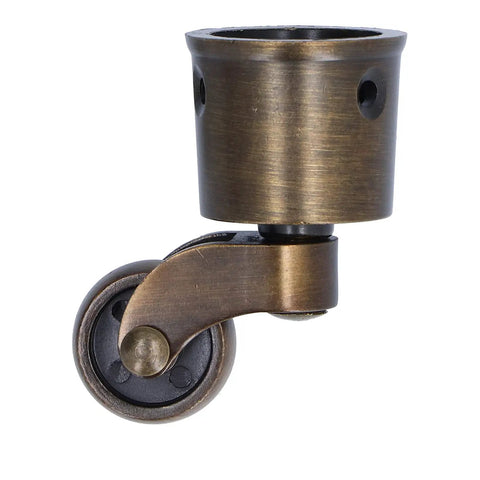 Rcniso Precise Round Cup Caster, Silent Heavy Duty Caster, Diameter Swivel for Furniture, Zinc Alloy Material close-up