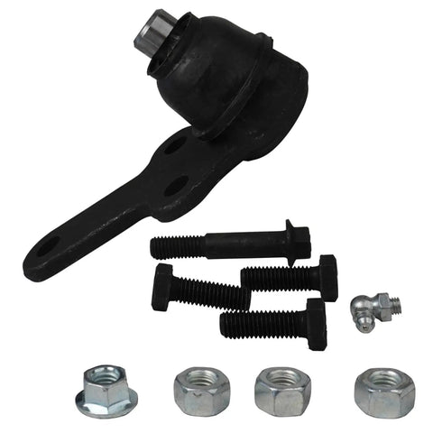 Two Piece Front Lower Ball Joints Replacement Kit For 2004 To 2011 Ford Focus Built After April 2004 Production Date Direct Fit OE Quality Front Suspension Upgrade With Two Front Lower Ball Joints, black ball joint kit with bolts and nuts