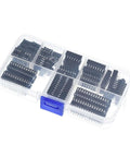 Kick It Up A Notch With This Awesome 66 Pc Dip Ic Socket Kit For All Your Electronics Projects! Features Solder Type Adaptors In 6, 8, 14, 16, 18, 20, 24 And 28 Pin Sizes For PCB use
