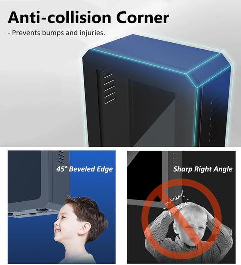 No Nonsense Wall Mount EV Charger Enclosure Locking Heavy Duty Outdoor Electric Vehicle Armor Box With Secure Cable Management Hook And Full Size Juice Grid Cover showcasing anti-collision corners and beveled edges.