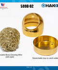 Waterless Solder Tip Cleaning Wire And Holder Replacement For Soldering Irons, 1 Pack, Pro Grade Tip Cleaner Alternative with brass wire