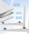 Heavy Duty Wall Mount Bracket For Outdoor Mini Split AC 7000 To 15000 BTU Supports Up To 330 Lbs with rust-resistant coating