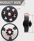 Beefed Up Go Kart Clutch With Three Quarters Inch Bore And Ten Tooth For 40 41 420 Chain dimensions and measurements