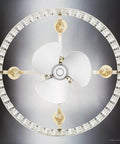 Top Shelf Black Transitional Ceiling Fan Delivering Fresh Air and Serious Style for Your Home Decor with Sleek Blades and Reliable Performance that Slaps to Keep You Cool, showing polished nickel housing and blade design.