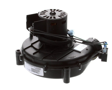 Gas Kettle Service Blower Kit For Commercial Kitchens, pro-grade replacement part in black plastic for food service equipment.