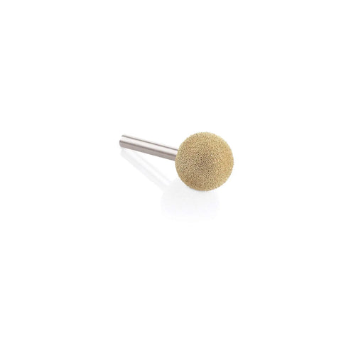 Sphere Rotary Burr For Wood Carving One Quarter Inch Shaft Pro Grade Fast Material Removal Smooth Control For Bosch DeWalt Milwaukee Tools Abrasive Tungsten Carbide Coating One Inch Head Diameter S-1G