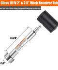 Stainless 5/8 Inch Hitch Receiver Lock Pin for Class III and IV 2-1/2 Inch Hitches Universal Trailer Lock with cap displayed