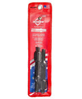Pneumatic Bolt Breaker Set, Two Piece, Black Oxide Finish, Hardened Tool Steel With.401 Parker Shanks, packaging front view