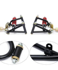 Front Suspension Swingarm Assembly For DIY Parts Buggy Electric ATV Go Kart Bike US Stock Heavy Duty Front End Kit