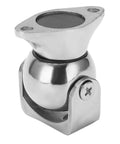 Hefty Magnetic Door Stopper Made From Top Tier 316 Stainless Steel With Super Strong 8 Pound Magnet And Adjustable Rotating Head