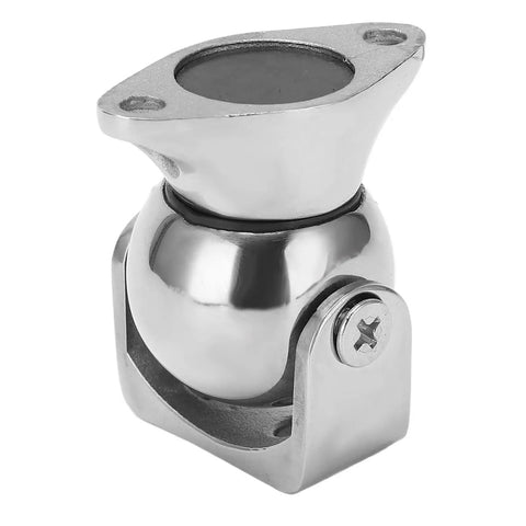 Hefty Magnetic Door Stopper Made From Top Tier 316 Stainless Steel With Super Strong 8 Pound Magnet And Adjustable Rotating Head