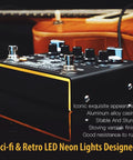 Guitar Amp Pedal With 9 Amp Models And Dual Channel For 18 Tones IR Cab Sim XLR Out FX Loop, black aluminum case on stage