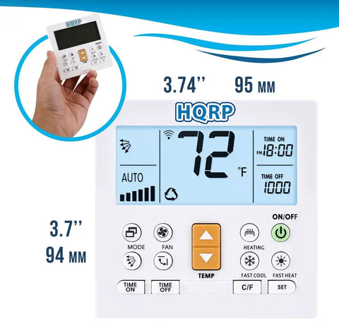 Rock Solid Universal Air Conditioner Remote Control With Slick Auto Code Search Integrated Digital Timer And Precise Temperature Display Compatible With Soleus Air Units Includes Ready Batteries For Cool Comfort
