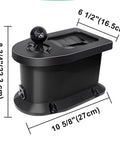 Golf Cart Ball Washer And Club Cleaner Kit with Universal Mounting Bracket dimensions shown.