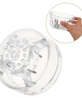 Pro Grade Alarm Detector Removal Cup With Grip Tight Sensor Extraction Attachment And Quick Swap Pp Head, clear design and ergonomic grip.