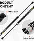 Ford F-150 Hood Lift Supports Shocks Gas Springs Props Pack Of 2 For 2004-2008 F-150 And 2008 Lincoln Mark LT Exact Fit