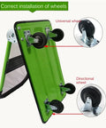 Heavy Duty Platform Truck With Foldable Steel Frame 660Lb Capacity Push Cart For Groceries And Everyday Hauling Portable Flatbed Cart With Textured Surface To Prevent Slippage, wheel installation diagram