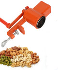 Manual Hand Crank Grain Grinder For Corn Wheat Oats Nuts And Grains Durable Aluminum Alloy Milling Machine With Table Clamp Long No Fuss Handle For Easy Cranking And Precise Milling