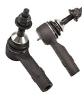 Front Outer Tie Rod Ends Replacement Kit For Ford Five Hundred Flex Freestyle Taurus X And Lincoln MKS MKT 2pc Set With Nuts Easy Install Beefy Heavy Duty Steering Linkage, pair