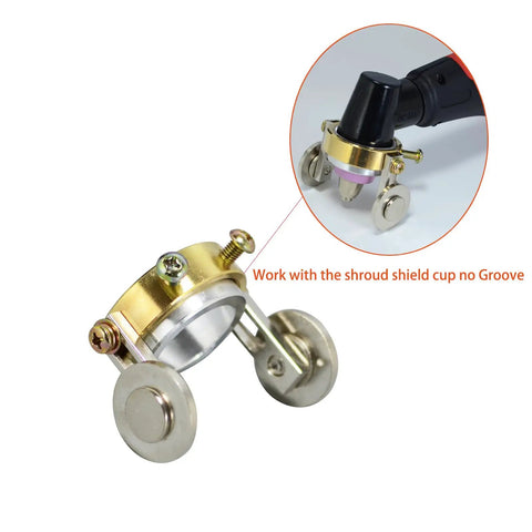 Roller Guide Wheel Spacer for SG-55 AG-60 WSD-60 Plasma Cutter Torch Circle Compass Stand Off for Pilot Arc Starting 27mm shown