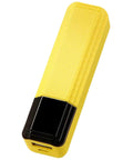Solid Travel Charging Case For Single Flat Top Battery Emergency Phone Juice Pack And Tablet Backup Power Rig, yellow portable power bank.