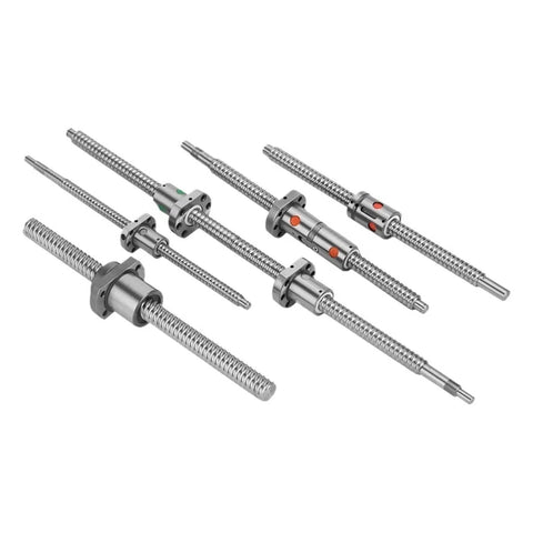Anti Backlash Ball Screw With Nut For CNC Machines 500-950mm SFU3210 Ballnut Assembly, multiple units displayed on white background