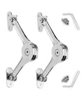 Heavy Duty Lid Hinge With Soft Close For Toy Boxes Cabinets And Wardrobes Stay Open Lid Support Kid Safe 50Lb Max Capacity 2 Pack