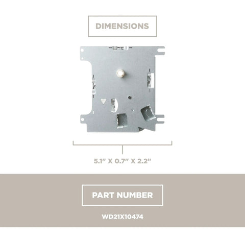 Dishwasher Timer Replacement WD21X10474 Compatible With Multiple Models OEM Authorized Aftermarket Part dimensions