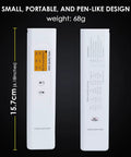 Front and side view of 6 In 1 Portable Water Quality Tester For Drinking Water With TDS TOC COD EC UV275 And Temperature Digital Meter.