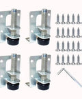 Adjustable Furniture Feet Set, 8 Pieces Leveler Feet With Anti Slip Pads, screws and hex key, for Wardrobes and Benches