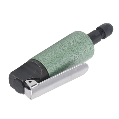 Air Powered Pneumatic Die Grinder With Quarter Inch Chuck And Twenty Five Thousand Rpm High Speed Motor side view showing textured grip and lever