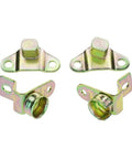 Chevy Silverado Tailgate Hinge Set Of Four Heavy Duty Replacement Hinges For 1999 2007 Silverado 1500 2500HD 3500 Classic shown in metal