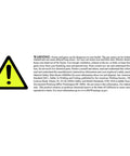 Warning label for E7014 Stick Electrode Welding Rod 1/8 Inch By 14 Inch 5 Lb Pack For Low Carbon Steel And General Metal Welding Projects