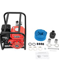Beastly Performance 2 Inch Gas Powered Water Transfer Pump With A Legit 7.5 HP Engine And 212 CC Four Stroke Motor parts and setup detail