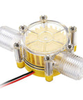 Go-To Portable Micro Hydroelectric Generator For Small Water Flow Half Inch Inlet, 10W 12V Charger Power, UV And Water Resistant Turbine