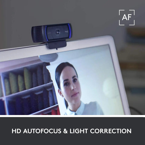 Get Ready To Look Dope With This Top Tier Full HD 1080p HD Pro Web Cam Featuring Widescreen View on a laptop displaying a video call.
