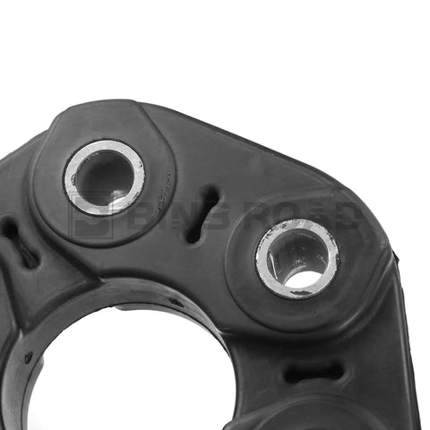 Heavy Duty Drive Shaft Flex Joint Replacement For BMW 328i 428i 528i 530i X3 X5 X6 E46 F10 close-up showing rubber and metal parts.