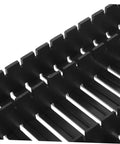 Black 25-slot ESD Safe Circuit Board Storage Rack, part of the Antistatic PCB Holder Set Of 3 Pieces For Safe Electronic Assembly