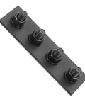 1 Set Barn Door Track Connector Kit with melding plates, showing durable steel construction for sliding barn doors.