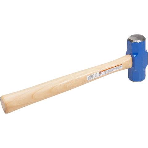 Built Tough Double Faced Engineer Hammer 3 Lb, Rust Resistant, USA Made SDF48 VN17430 With Sure Lock Eye on wooden handle