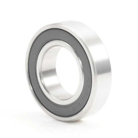 Hybrid Ceramic Bearing 15x28x7mm for bicycle wheel hubs in silver with 2RS seal, side view