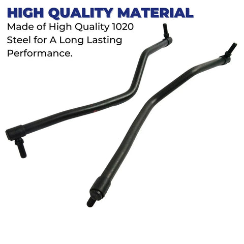 Left And Right Steering Drag Link Set For Craftsman Husqvarna Lawn Tractors Fits Weedeater Poulan Pro LH RH 532194740 532194741 Durable Replacement Upgrade No Fuss Install, 1020 steel rods